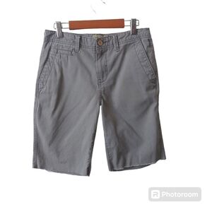 *Lucky Brand Boy's Gray Flat Front Walking Shorts Size 14